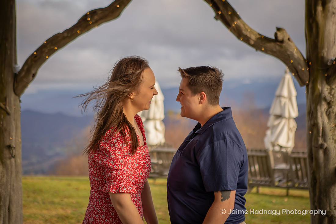 Engagement Photography at The Swag in Waynesville NC | Asheville Proposal Photographer