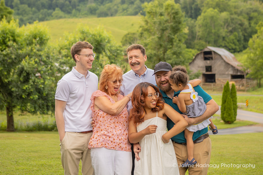 Playful Family photo session | Asheville Photographer