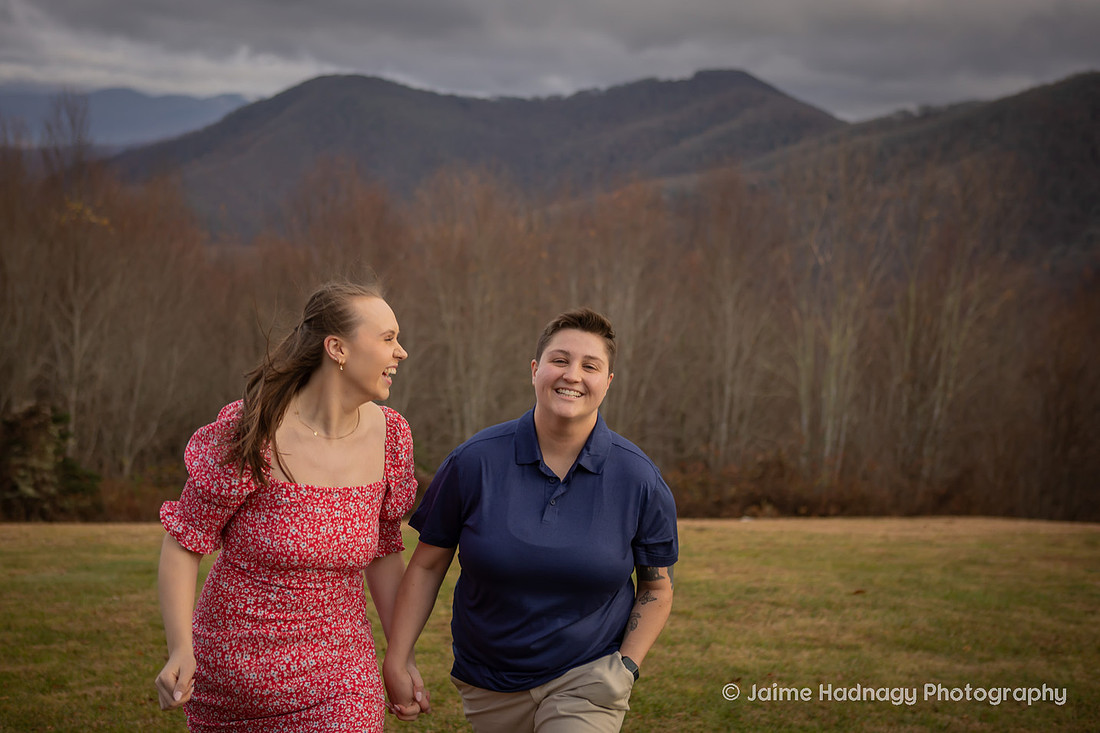 Engagement Photography at The Swag in Waynesville NC | Asheville Proposal Photographer