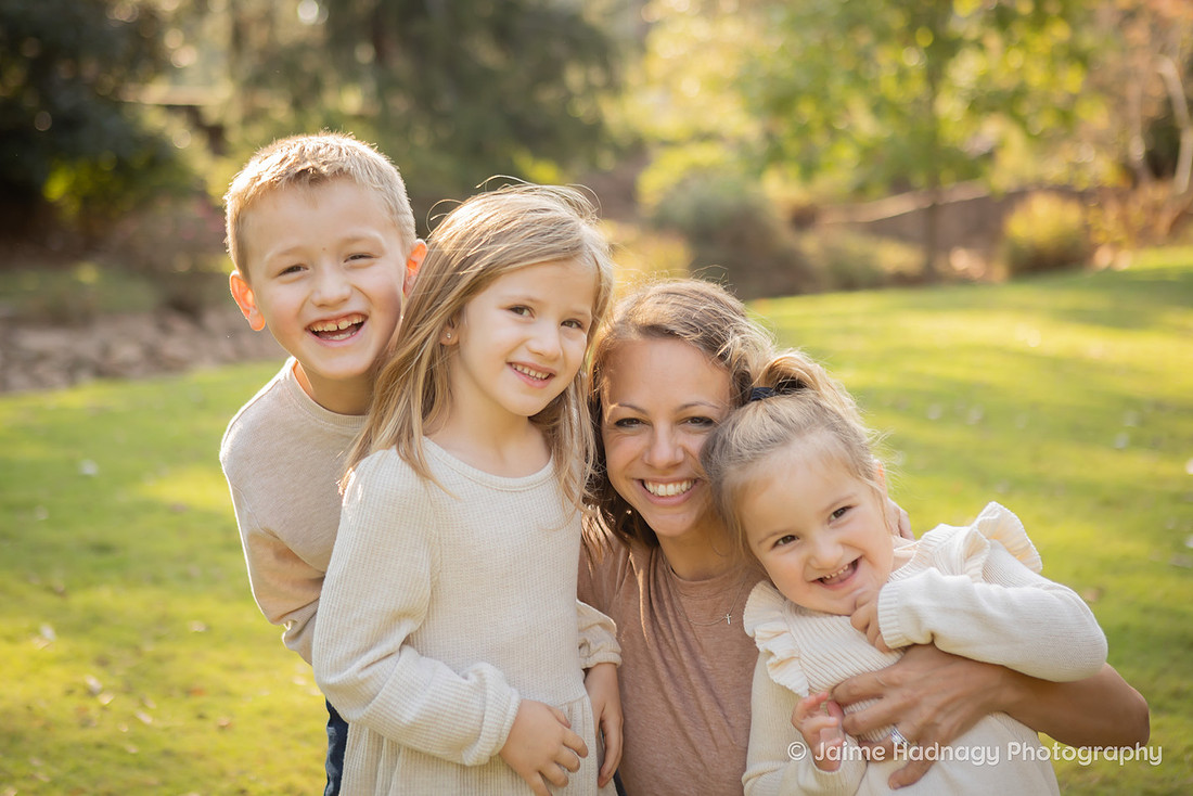 Fall Family Photos and First Birthday at Rock Quarry Garden in Greenville SC | Asheville Photographer
