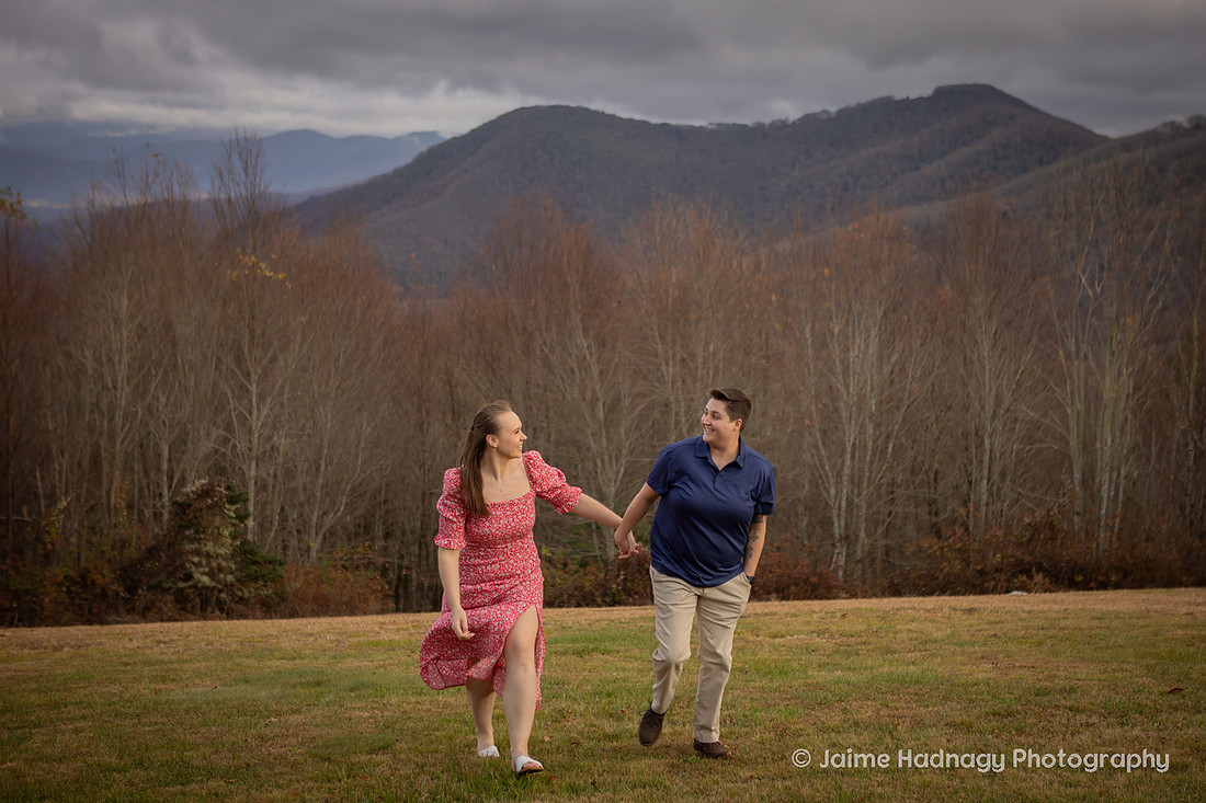 Engagement Photography at The Swag in Waynesville NC | Asheville Proposal Photographer