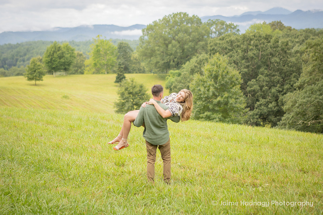 Asheville Engagement Session at BIltmore Estate