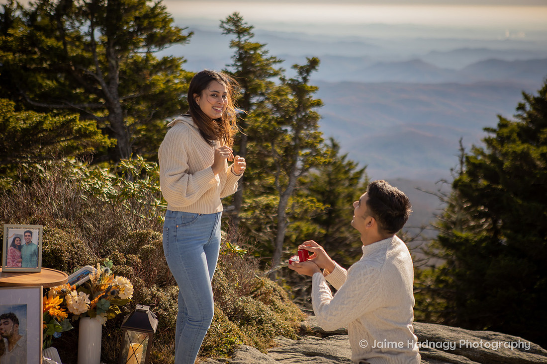 Surprise Proposal in the mountains in WNC