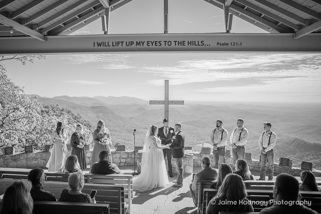 Mountain Wedding at Pretty Place Fred W. Simms Chapel | Asheville Photographer