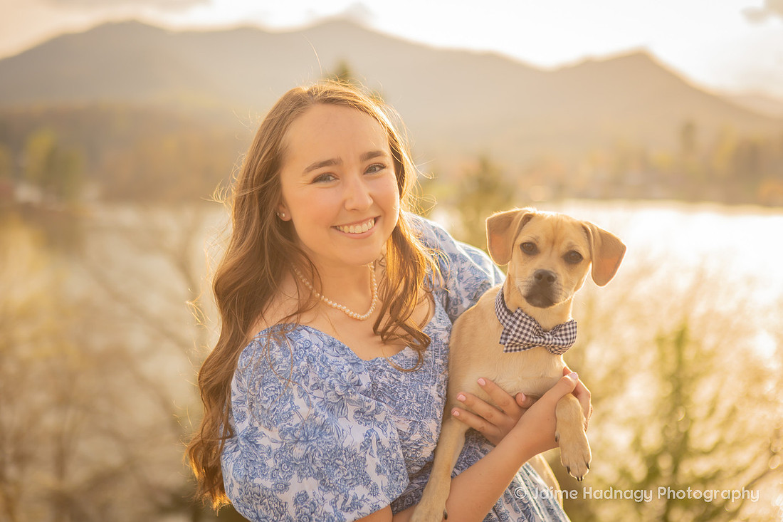 Pet Photoshoot at Lake Junaluska | Asheville Dog Photographer