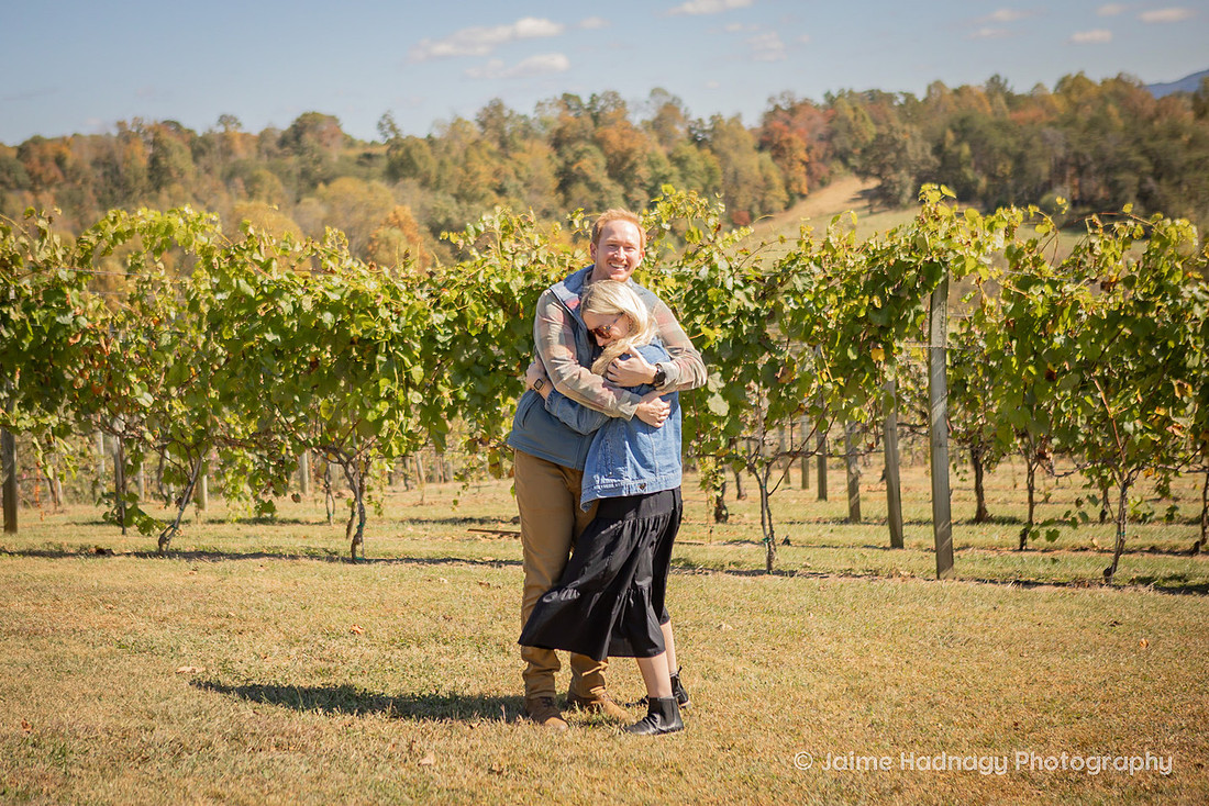Surprise Proposal at Silverfork Vineyard | WNC Engagement Photographer