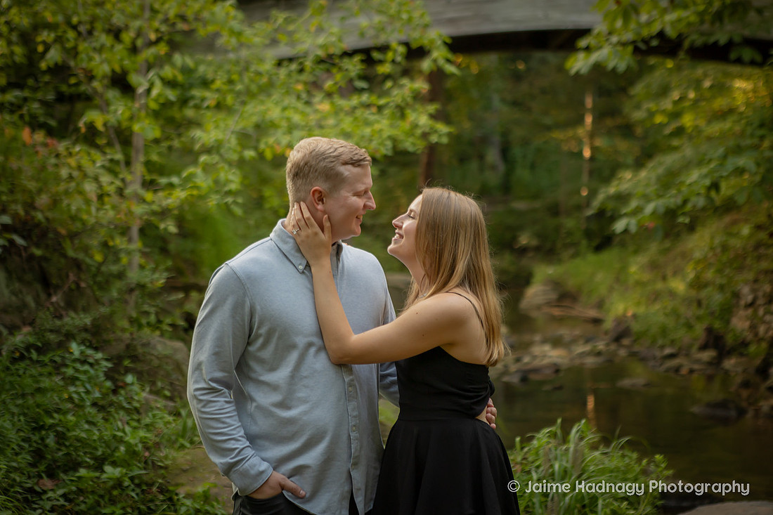 Asheville Engagement Photogrpaher | Botanical Gardens Couples Photos