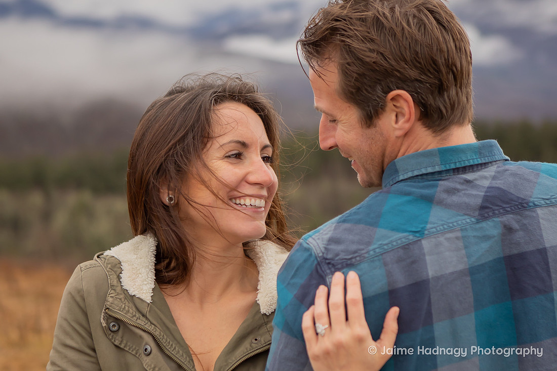 Asheville Photographer Mountain Engagement Photoshoot