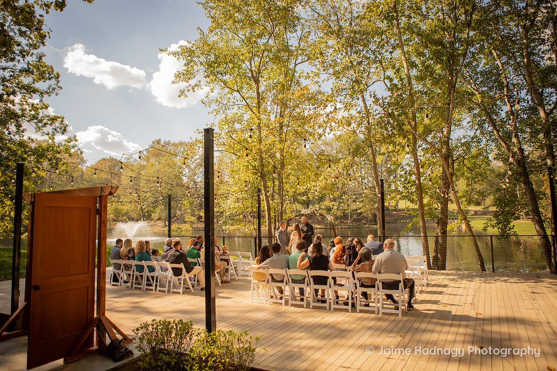 Micro Wedding by a Pond | Asheville Elopement Photographer | Greenville SC | Piney Grove Ranch