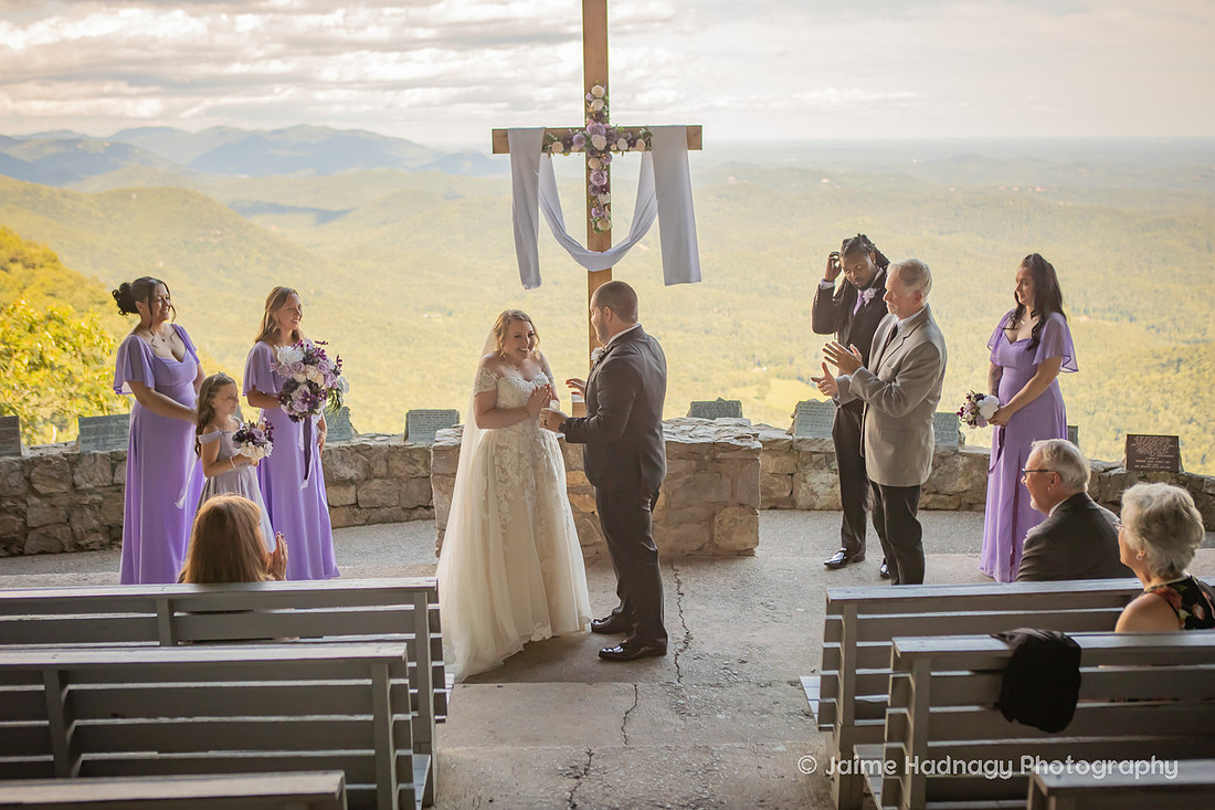 Small Mountain Wedding at Pretty Place Fred Symmes Chapel | North Carolina Elopement Photographer