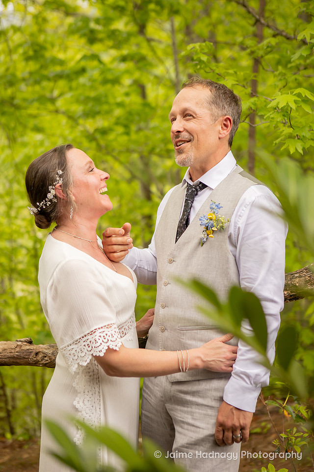 Micro Wedding at a Cabin in Hot Springs NC | Asheville Elopement Photographer
