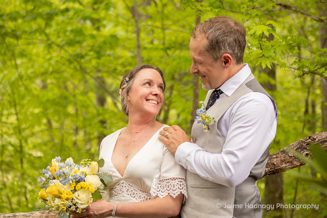 Micro Wedding at a Cabin in Hot Springs NC | Asheville Elopement Photographer
