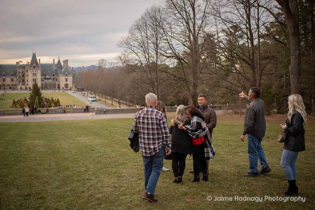 Engagement at The Biltmore House | Asheville Proposal Photographer