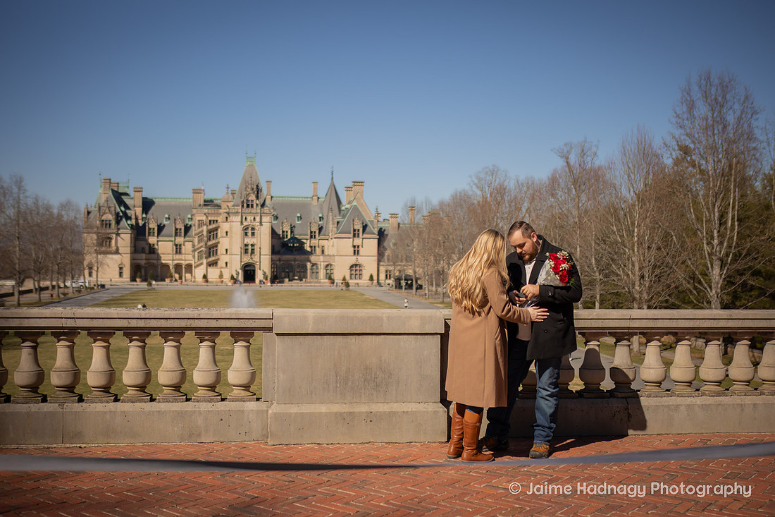 Engagement at Biltmore Estate | Asheville Proposal Photographer