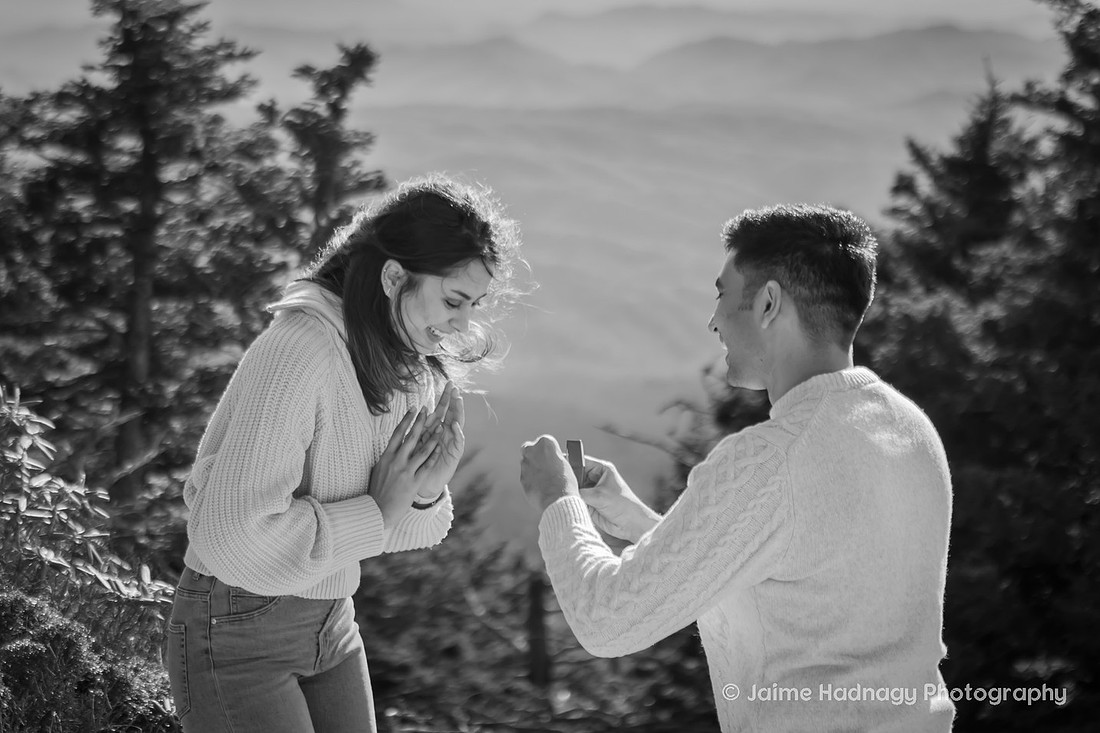 Surprise Proposal in the mountains in WNC
