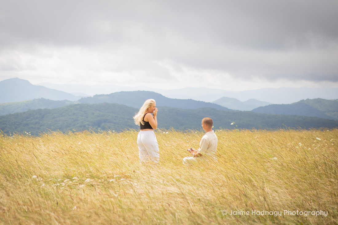 Surprise Proposal in the Mountains | Asheville Engagement Photographer