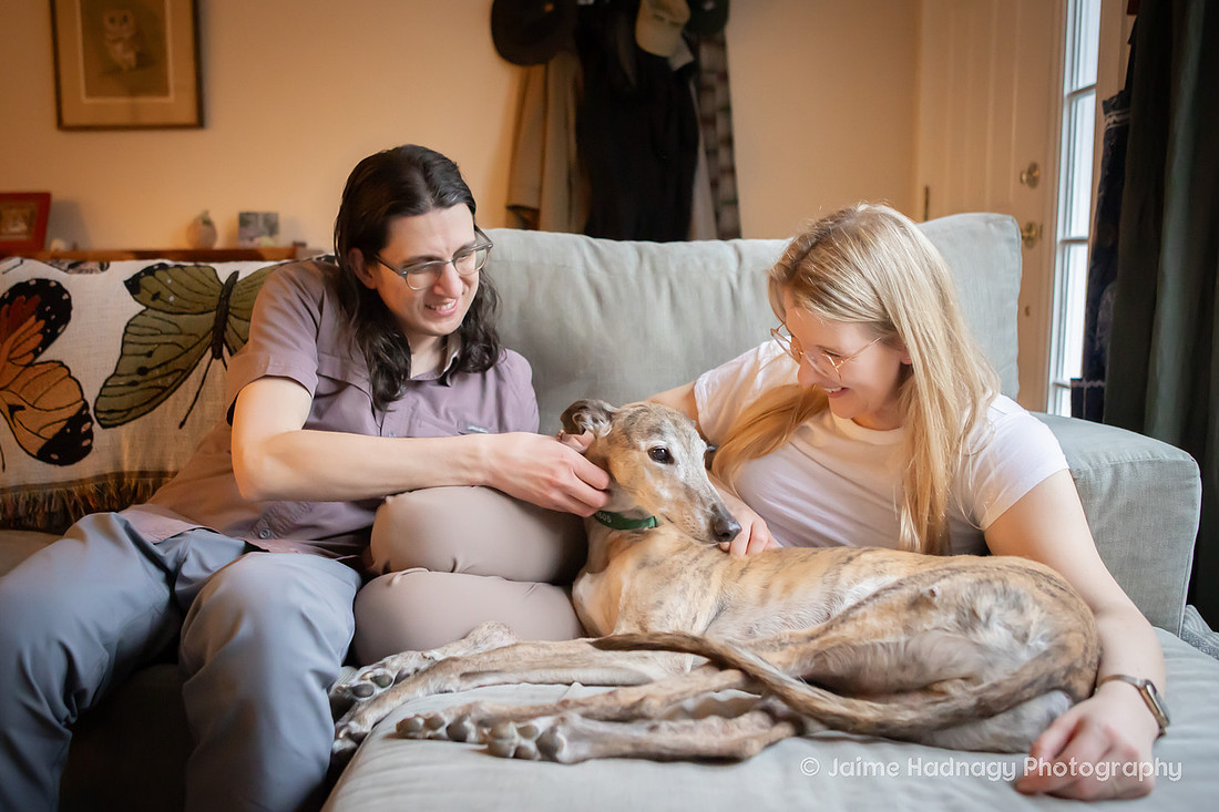 In Home Senior Dog Photo Session | Black Mountain NC Pet Photographer