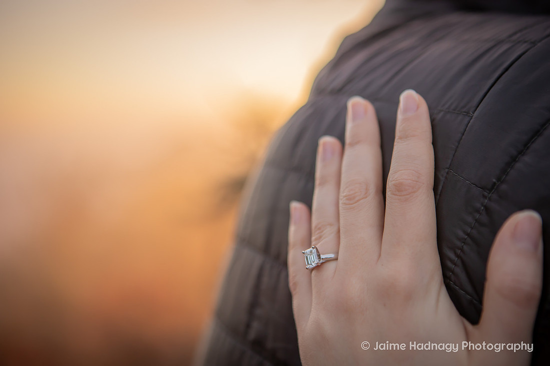 Engagement Photos in the Montains on a Hike