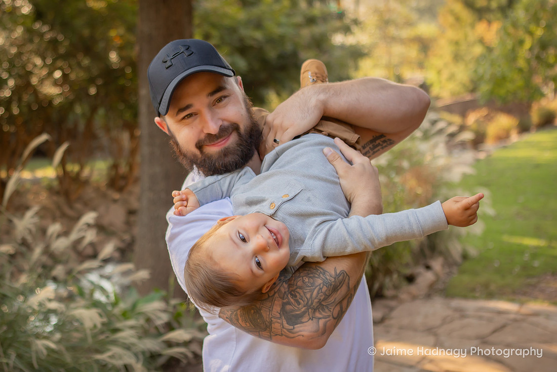 Fall Family Photos and First Birthday at Rock Quarry Garden in Greenville SC | Asheville Photographer