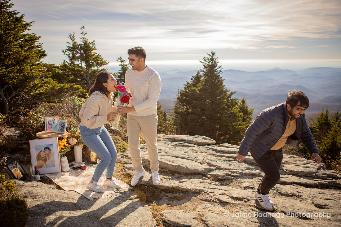 Surprise Proposal in the mountains in WNC