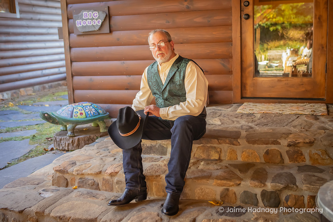 Rustic Wedding in the mountains in the fall | Asheville Wedding Photographer