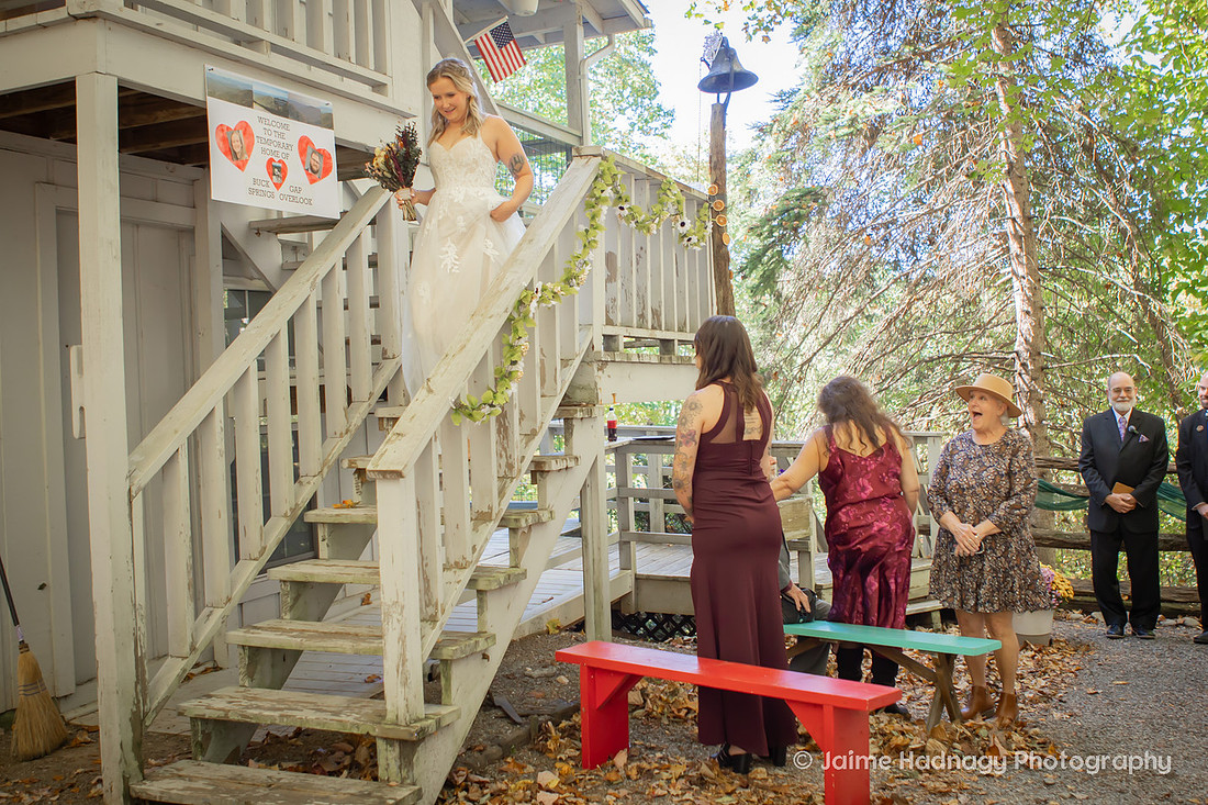 Micro Wedding in WNC mountain Cabin | Asheiville Elopement Photographer