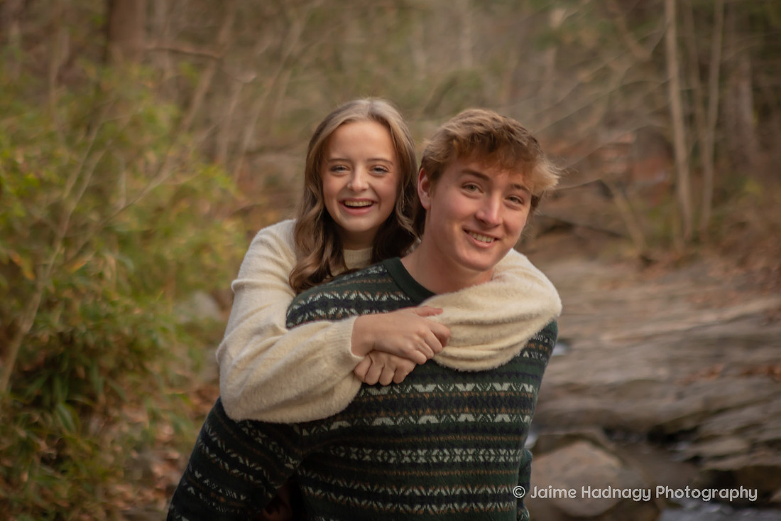 Outdoor Fall Family Photos in Asheville