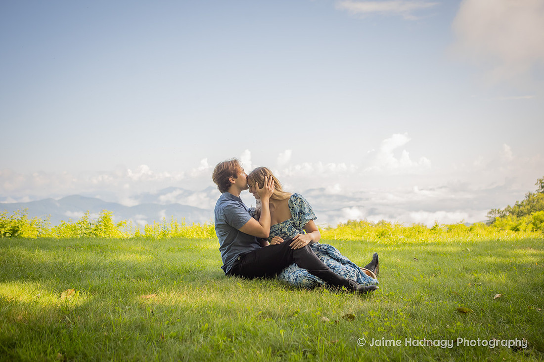 Asheville Engagement Photography Session in the Mountains 