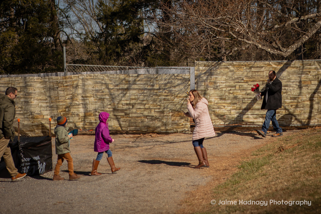 Surprise Proposal Photography at the Biltmore Estate