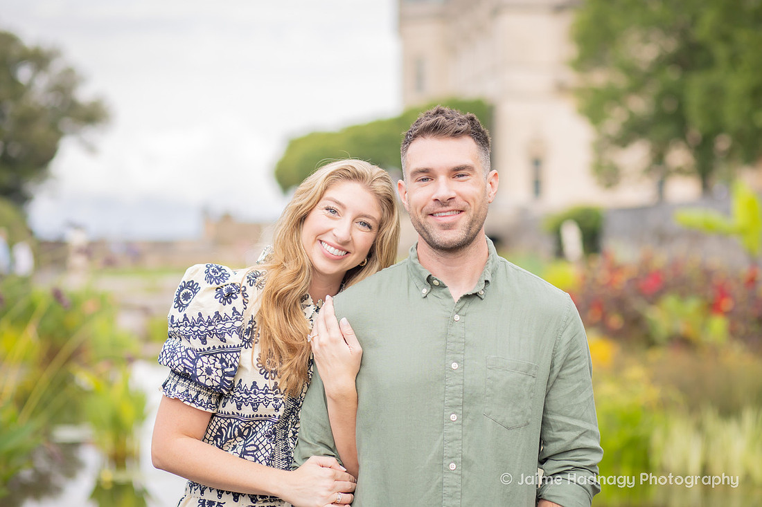 Engagement Photos in the Gardens at Biltmore Estate