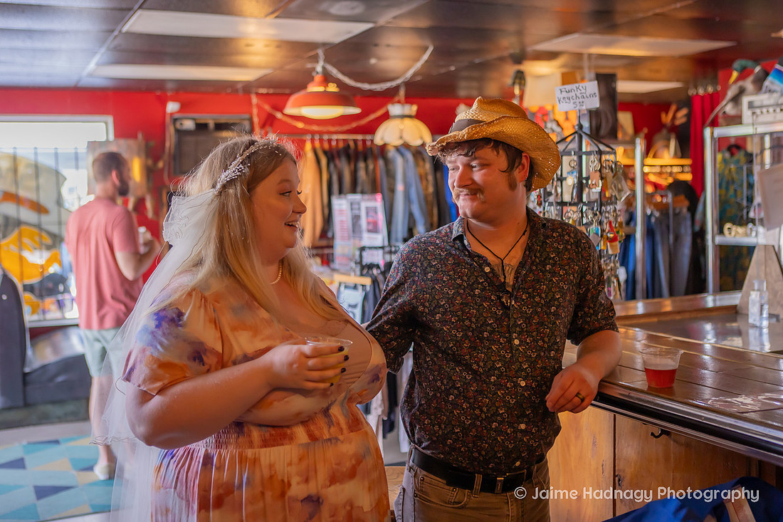 Last Minute Elopement at Fleetwoods Rock n Roll Chapel | Asheville Wedding Photographer