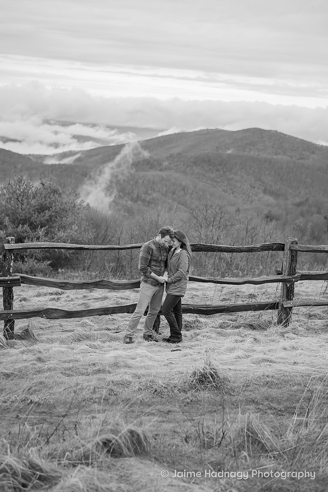 Asheville Photographer Mountain Engagement Photoshoot