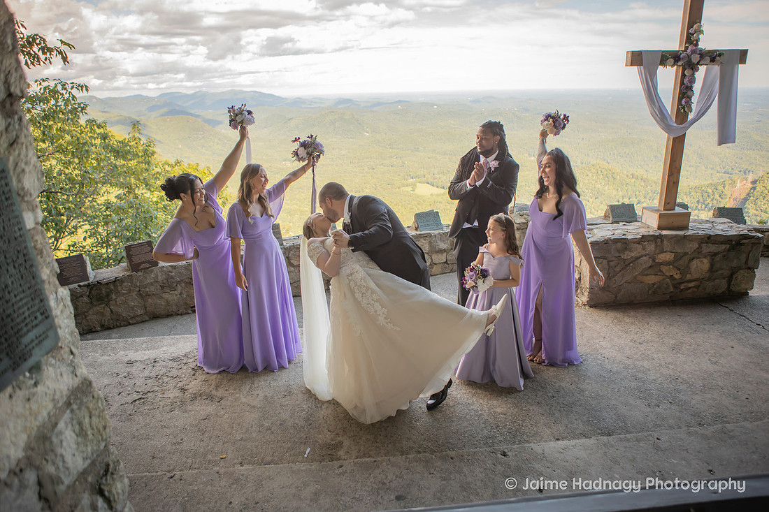 Micro Wedding at Pretty Place Fred Symmes Chapel in the mountains | Asheville Photographer