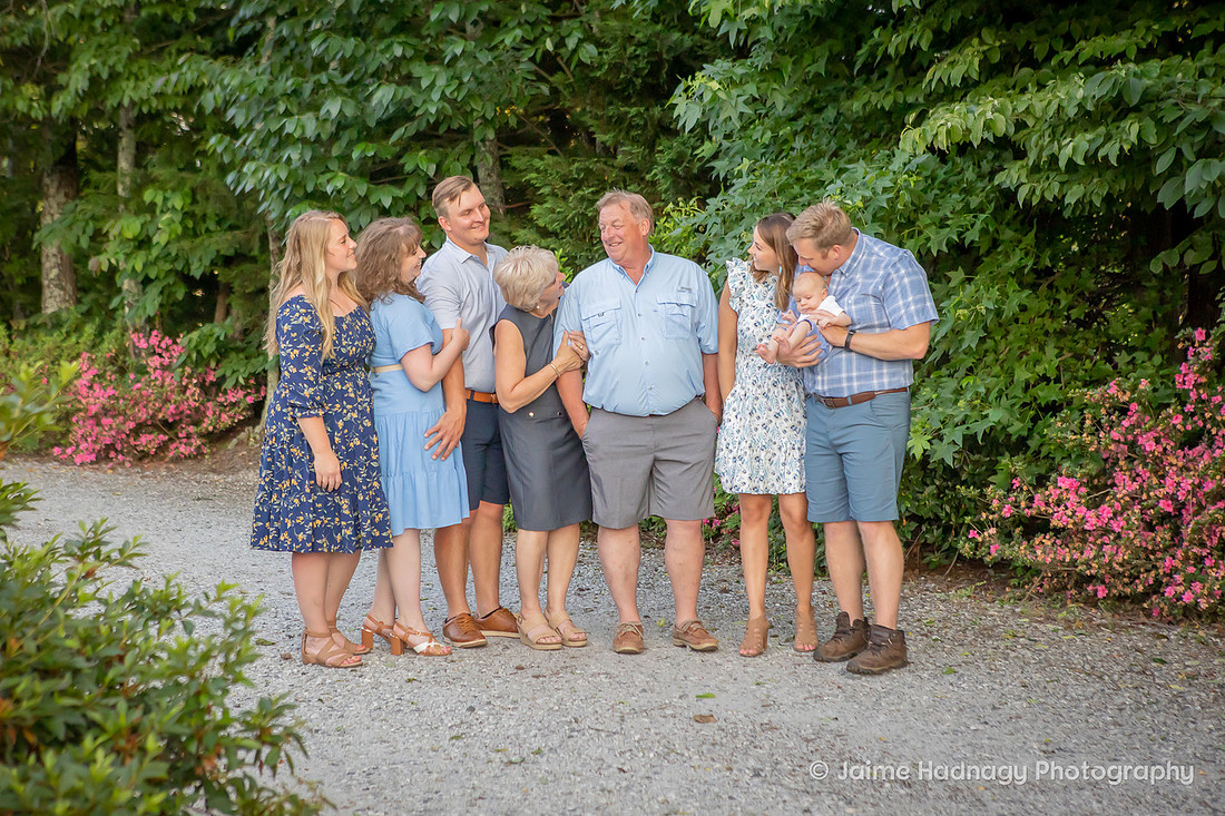 Family Photos with New Baby | Asheville Newborn Photographer