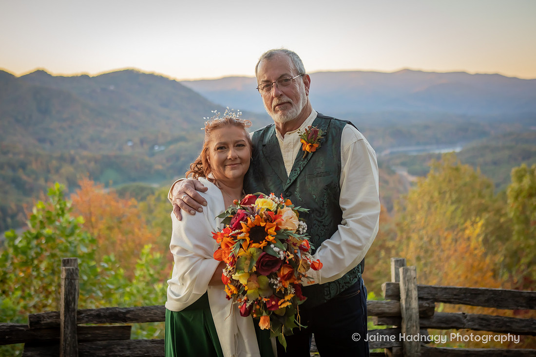 Outdoor Wedding in Nature in the Mountains