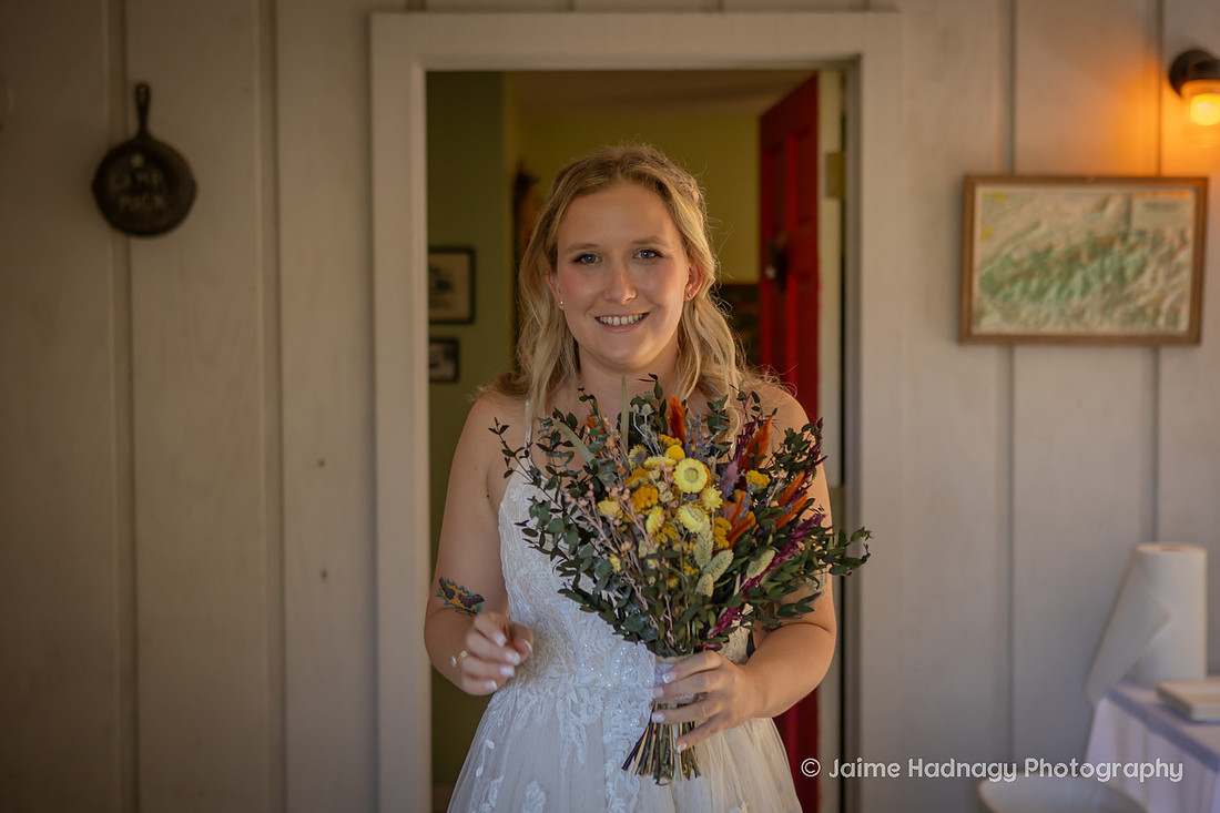 Micro Wedding in WNC mountain Cabin | Asheiville Elopement Photographer