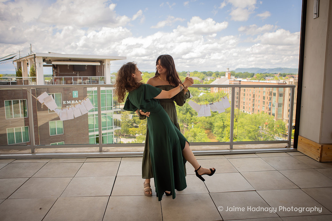 Same Sex Couple Engagement Photos in Greenville SC