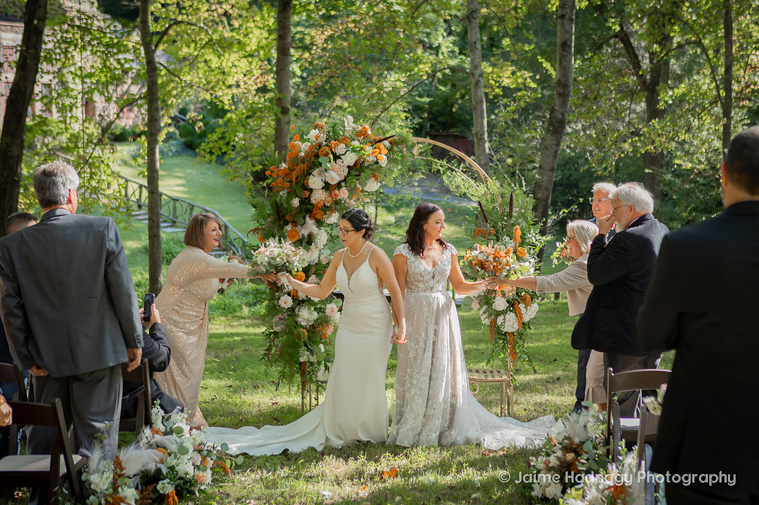 LGBT Wedding Ceremony in Asheville Douglas Ellington House | Photographer