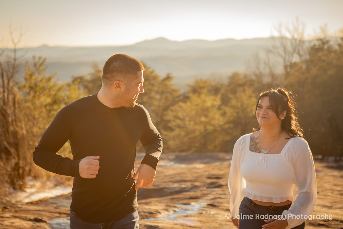 Engagement Photos at Bald Rock | WNC Photographer