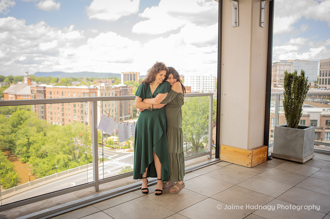 Rooftop Engagement Session in Greenville SC | Proposal Photographer