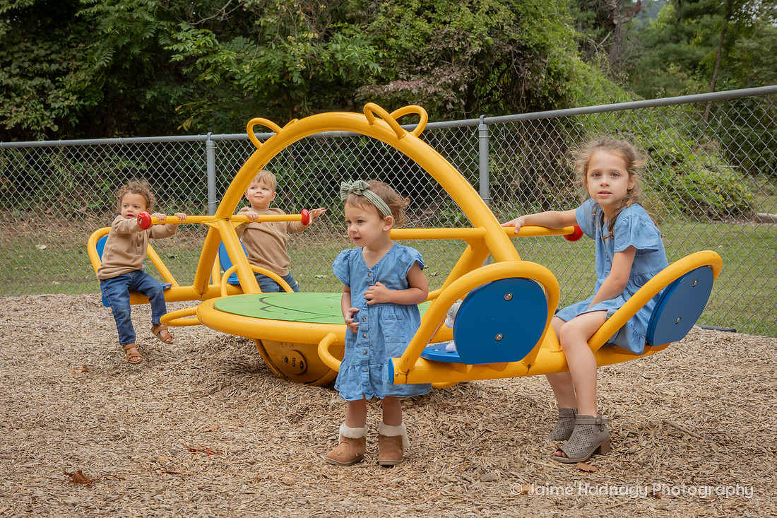 Extended Family Photos in the Park | Asheville Professional Photographer