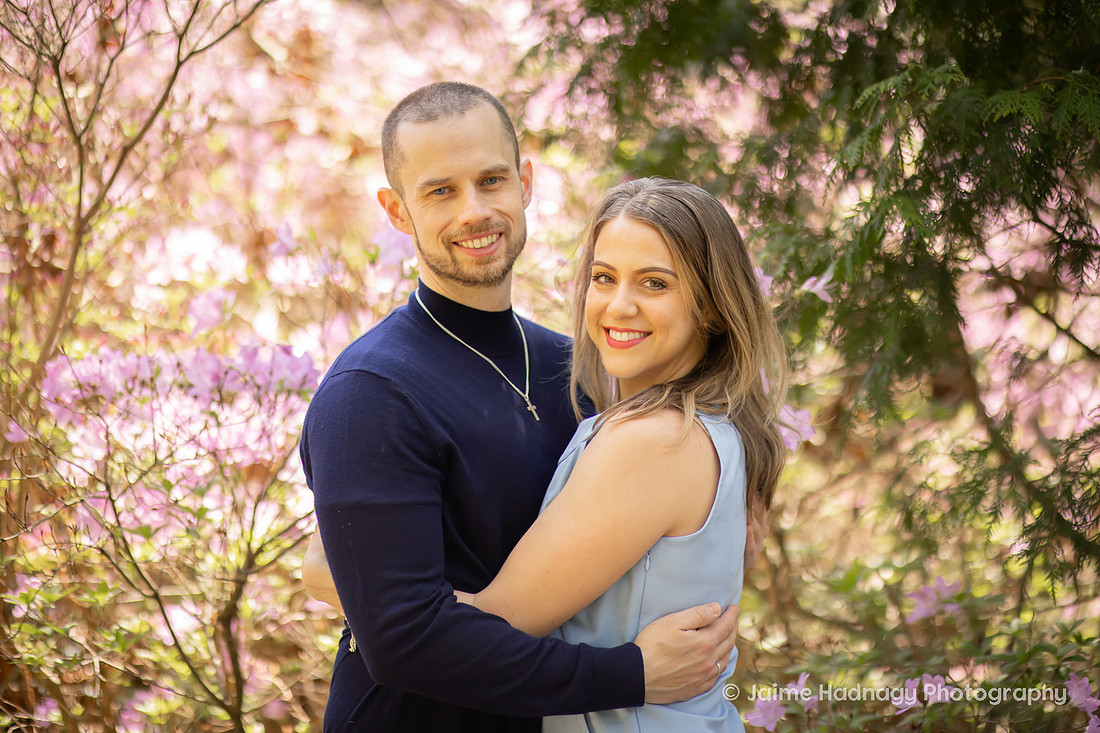 Asheville Engagement Photographer Session at Biltmore Estate Gardens