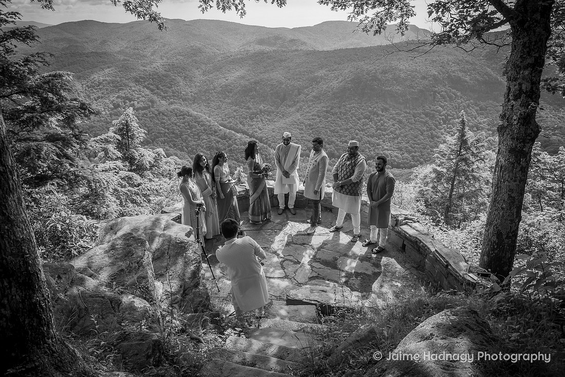Indian Elopement in the Mountains of Western North Carolina | Wedding Photography