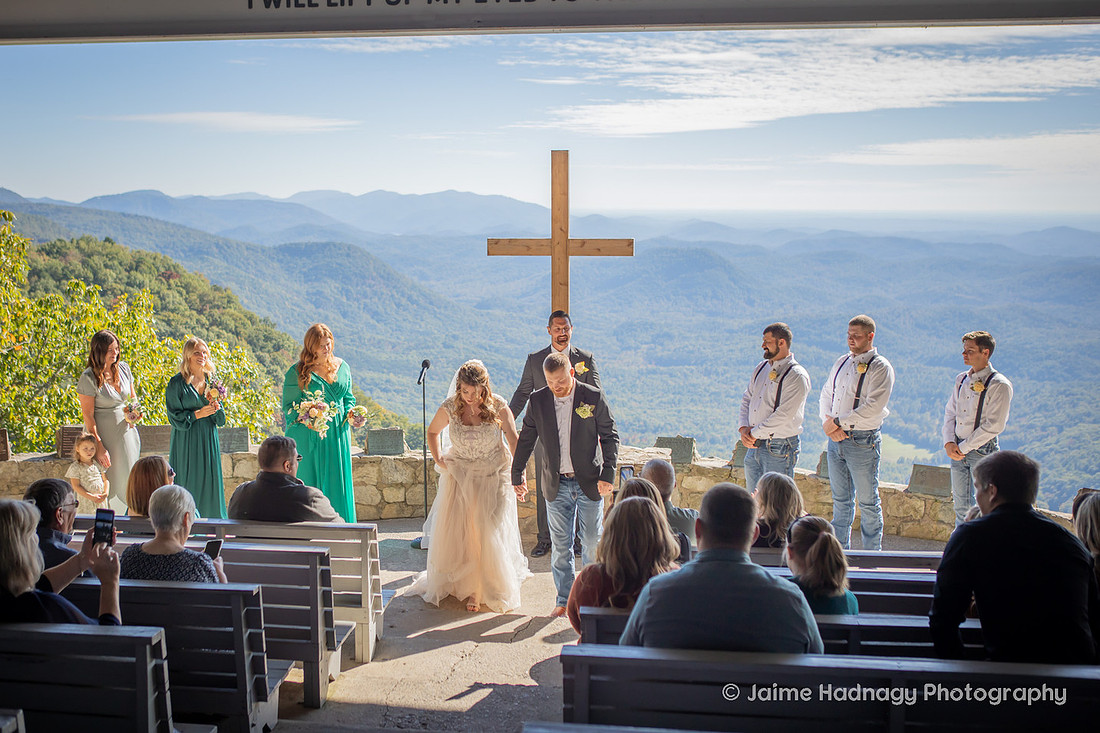 Mountain Wedding at Pretty Place Fred W. Simms Chapel | Asheville Photographer