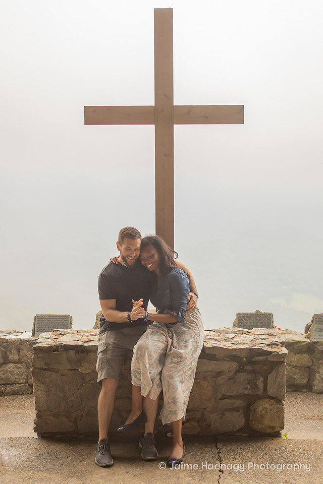Engagement Photos at Pretty Place | Asheville Proposal Photographer