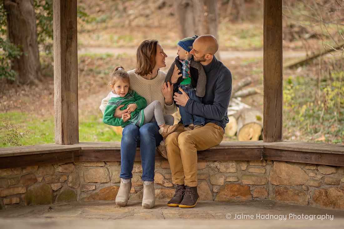 Casual Family Portrait Session | Fun Family Photographer in Asheville