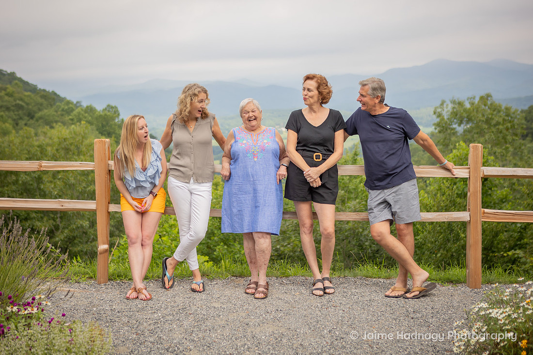Family Portraits with personality | Asheville Photographer