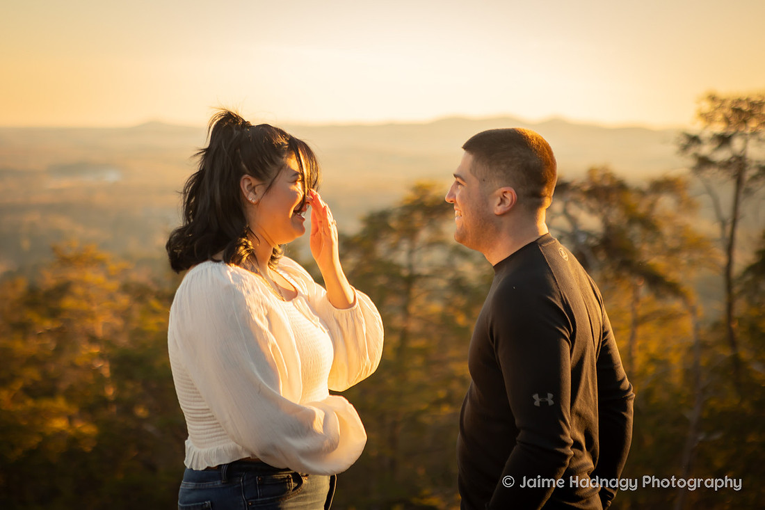 Beautiful Mountain Engagement Session | Asheville Proposal Photographer