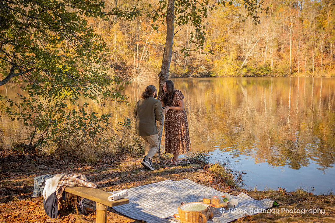 Surprise Proposal at Paris Mountain State Park