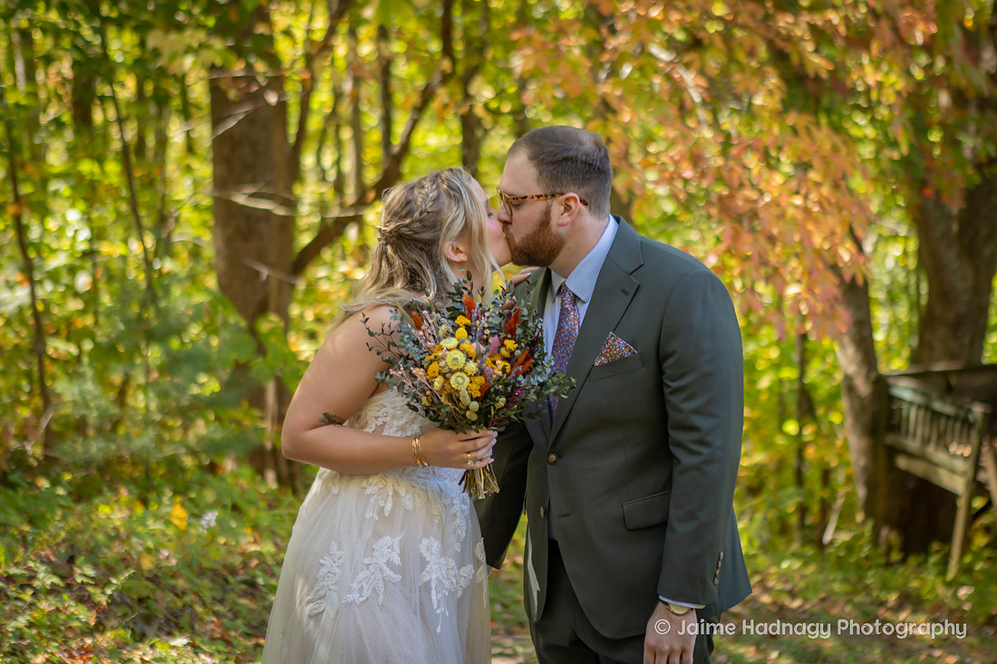 Micro Wedding in WNC mountain Cabin | Asheiville Elopement Photographer